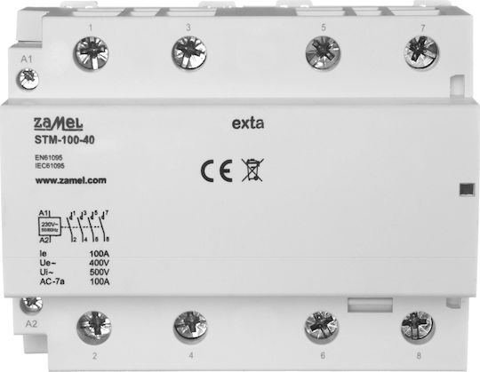 Zamel Schienenumschalter 230V 100A