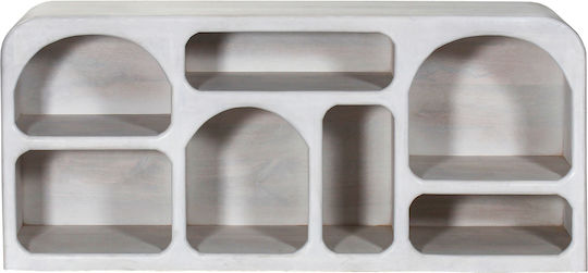 Sideboard Handyr made of Solid Wood White 165x35x75cm