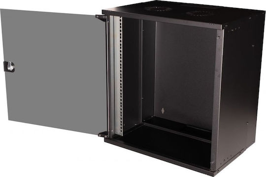 Equip Wandmontiert Rack-Schrank 12U 54x40cm Schwarz