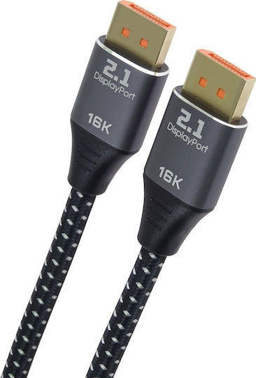 Кабел Premiumcord DisplayPort 2.1 16k@60hz 8k@120hz 1м