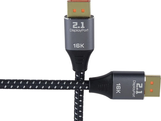 Кабел Premiumcord DisplayPort 2.1 16k@60hz 8k@120hz 1м