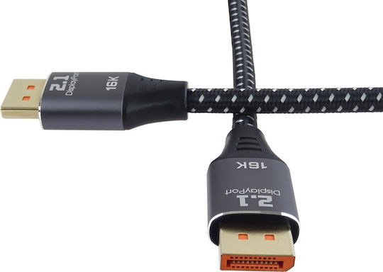 Кабел Premiumcord DisplayPort 2.1 16k@60hz 8k@120hz 1м