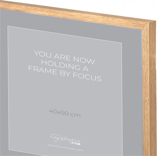 Focus Focus Soul Oak Veneer Frame 40x50 Plexi