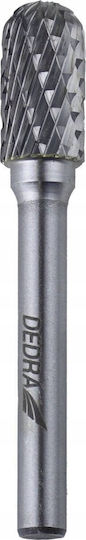 Dedra Zylindrischer Fräser Abgerundete Kanten C12x25mm Schaft 6mm