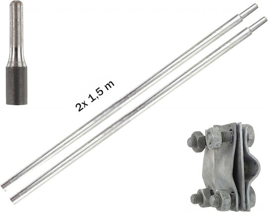 Fully Galvanized Grounding Electrode 3m 2x1.5m By Driving