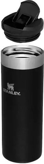 Stanley AeroLight Transit Glass Thermos Stainless Steel BPA Free 470ml Black