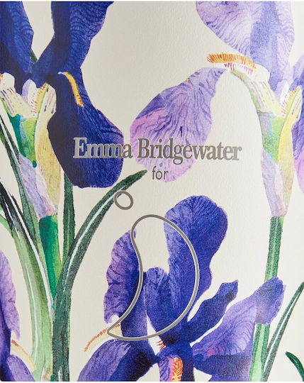 Chilly's Emma Bridgewater Купа Термос Неръждаема стомана Без BPA 340мл Blue Iris с Сламка