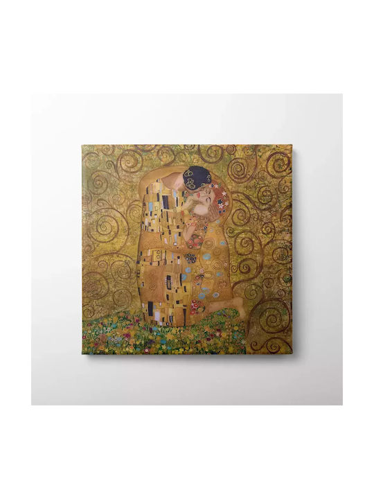 Pictură pe pânză "Sărutul" Gustav Klimt Knv153 95cm X 95cm