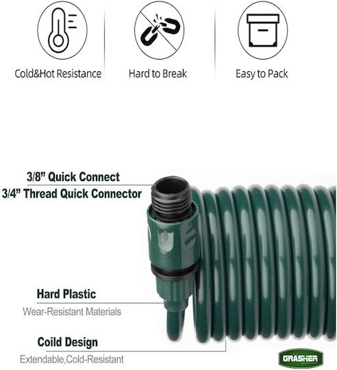 Grasher Hose Watering Set 1/2" 7.5m