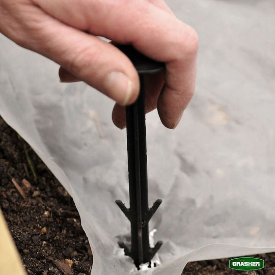 Grasher Nylon Ground Cover Pegs Geotextile 20pcs 102989