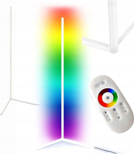 Mozos LED Φωτιστικό Δαπέδου Υ140εκ. με RGB Φως Λευκό