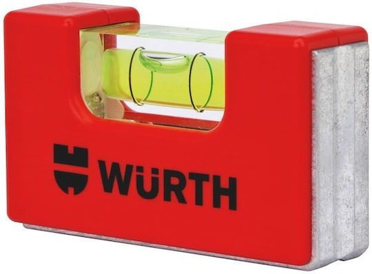 Wurth Plastic Spirit Level Magnetic 7.4cm with 1 Eye