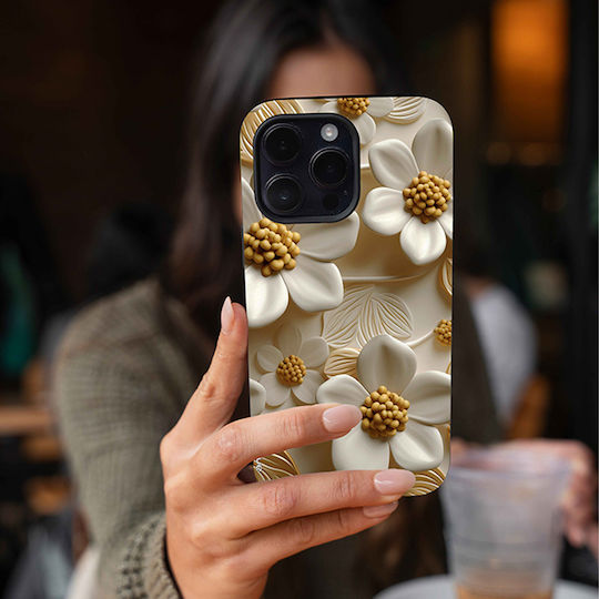 Θήκη Sonique 3d Flower Series Motorola Moto E22 4g Λευκό