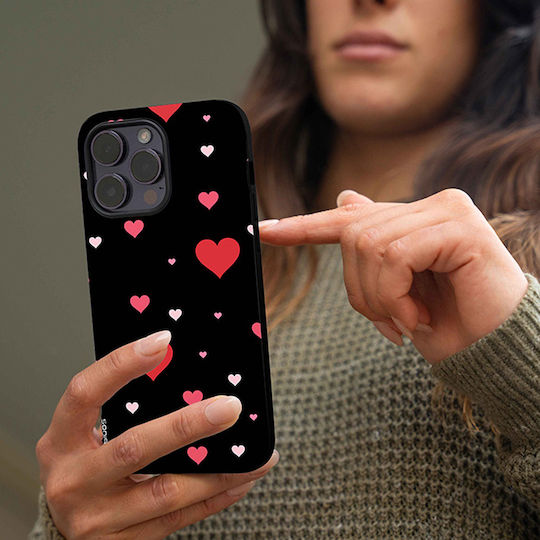 Sonique Heart Series Case for Motorola Moto G73 5G Black
