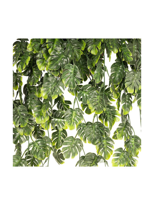 Globostar Artificial Garden Monstera Hanging Plant 20633 Artificial Hanging Decorative Fern Plant W40 X D40 X H88cm