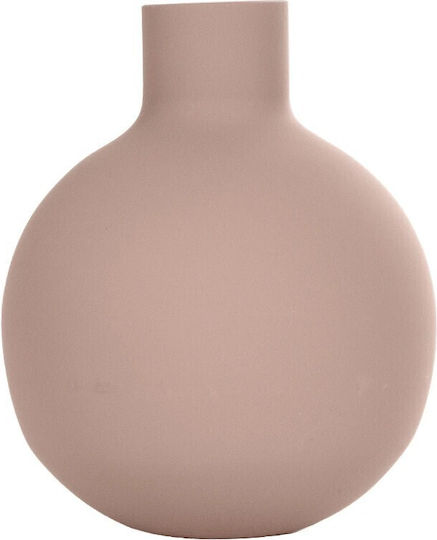 GloboStar Dekorative Keramik Vase Rosa 10x10xH12cm