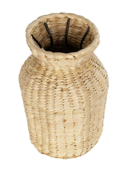GloboStar Havana Planter Wooden Beige 16x16x25cm.