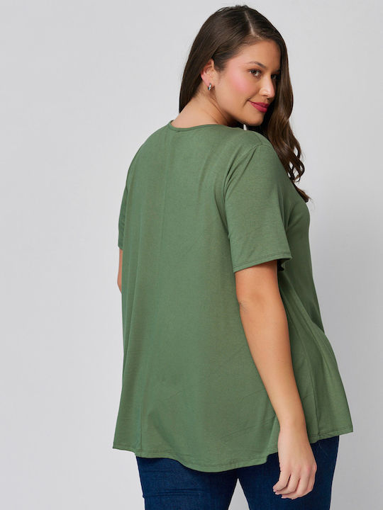 Women's Oversized T-shirt Khaki