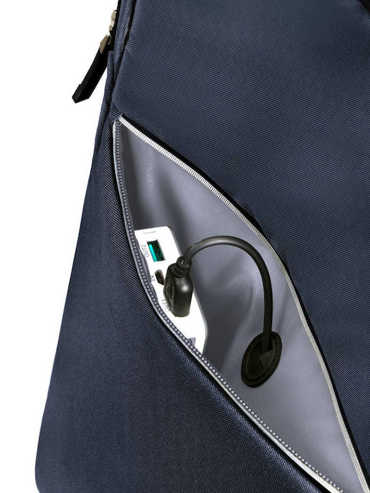 Samsonite Litepoint Geantă Impermeabilă Rucsac Pentru Laptop 14.1" Cu Port USB În Culoare Albastră