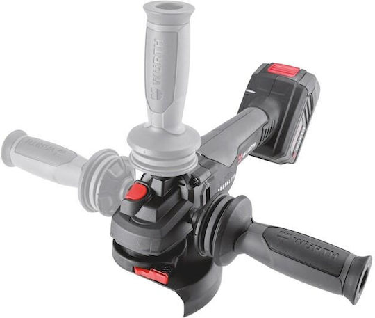 Wurth AWS 18-125 P COMPACT M-CUBE Τροχός 125mm Μπαταρίας Brushless 2x5Ah