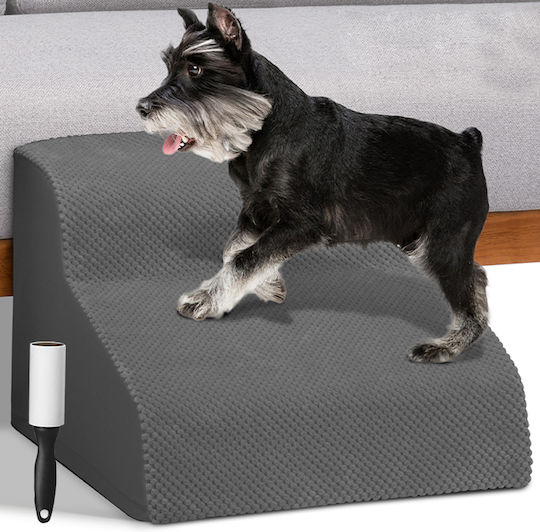 Bakaji Waterproof Ramp Car for Dog Gray