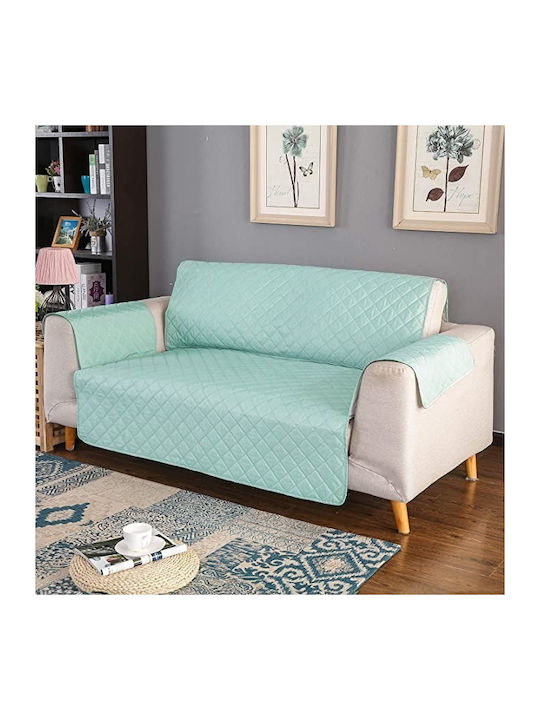Pucioasa Ελαστικό Κάλυμμα Διθέσιου Καναπέ Mint Green