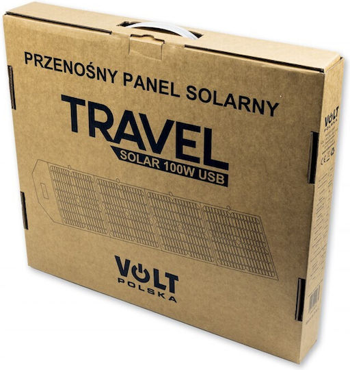 Portable Solar Panel Foldable Travel Solar 100 W Usb 5%