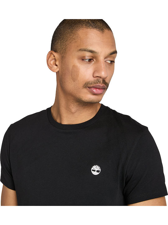 Dunstan River Men's Undershirts Short-sleeved in Black Color 3Pack