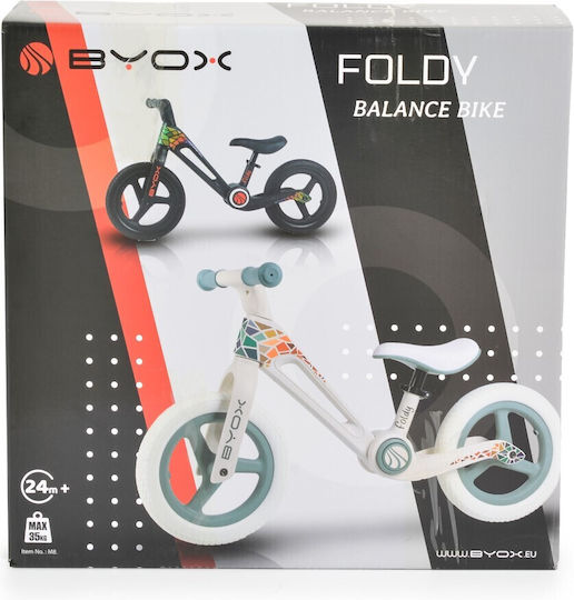 Byox Детски велосипед за баланс Foldy Розов