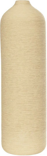 GloboStar Decorative Vase Velencia Beige 10x10x33cm