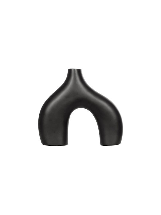GloboStar Decorative Vase Toledo Black 6x27x24cm