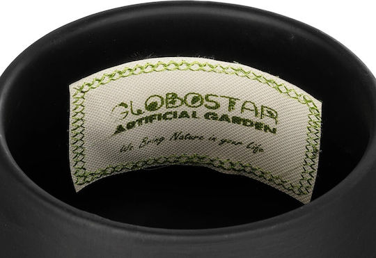 GloboStar Decorative Vase Cameron Black 16x16x20cm