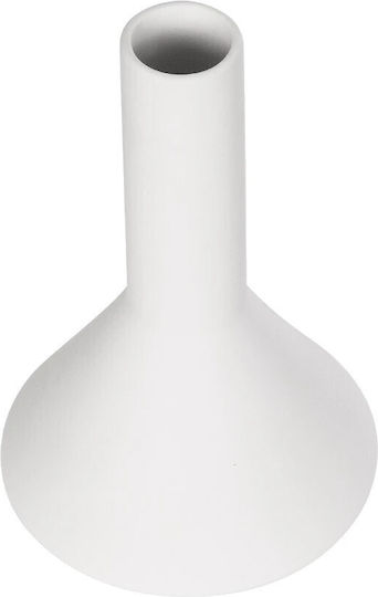 GloboStar Decorative Vase Artificial Garden Armeninville White 16x16x25cm