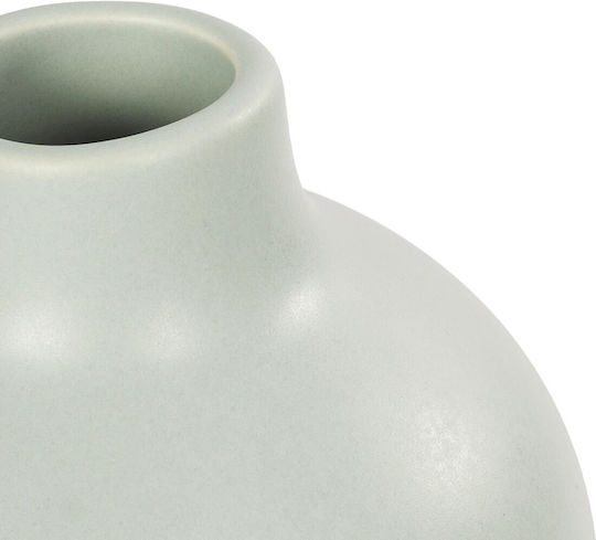 GloboStar Vază Decorativă Ceramică Turcoaz Ø12xÎ14cm