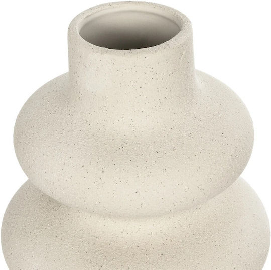 GloboStar Decorative Vase Artificial Garden Thailand Beige 14x14x21cm