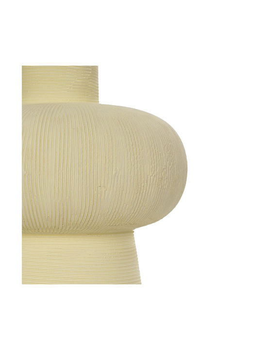 GloboStar Decorative Vase Artificial Garden Iceberg Beige 17x17x20cm