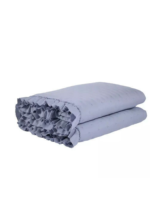 Das Home 9657 Κουβερλί Υπέρδιπλο Microfiber Blue 220x240cm