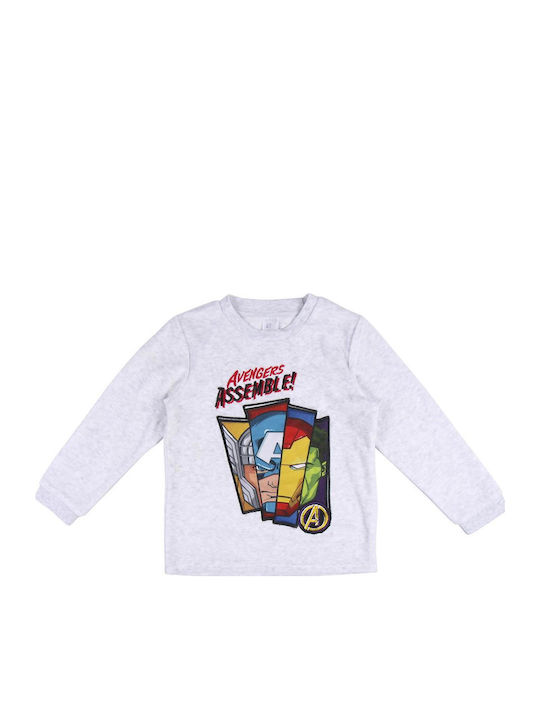 Arnetta Pijama pentru copii De iarnă Din bumbac Gray