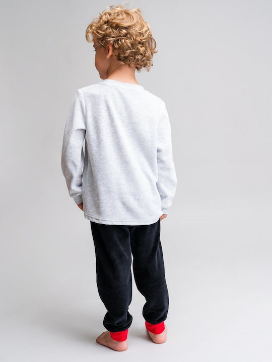 Arnetta Kids' Pajamas Winter Cotton Grey