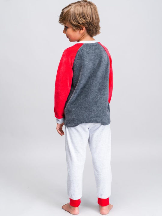 Arnetta Pijama pentru copii De iarnă Din bumbac Gray