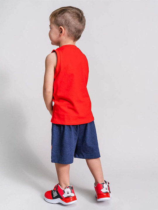 Arnetta Kinder Schlafanzug Sommerlich red