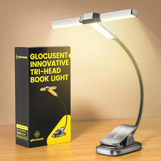 Glocusent Презареждащ се Челник LED с Максимална Яркост 50лм Glocusent 50бр Сив