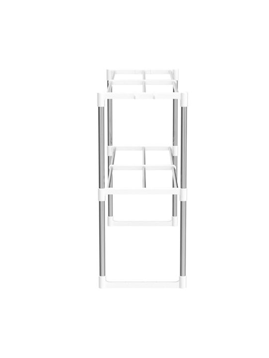 Bakaji Βάση για Φούρνο Μικροκυμάτων Inox 87x32x43.5εκ. Ροζ