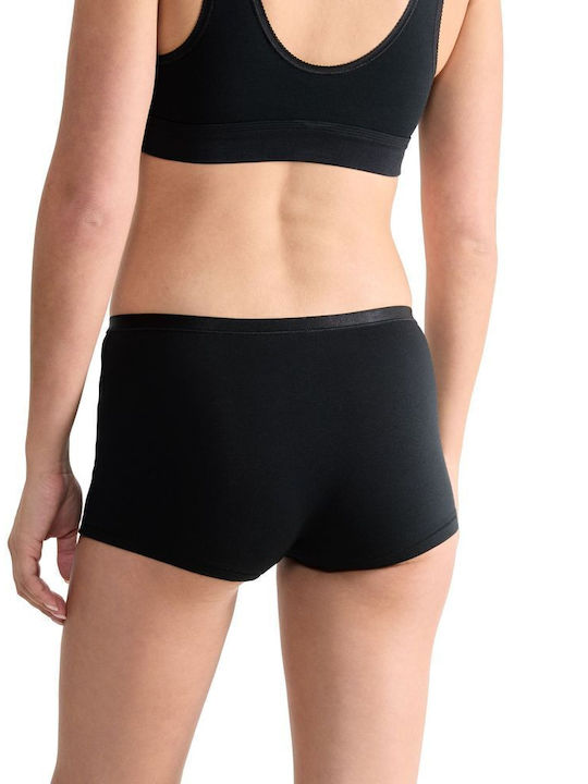 Βαμβακερά Women's Boxer 3Pack Black