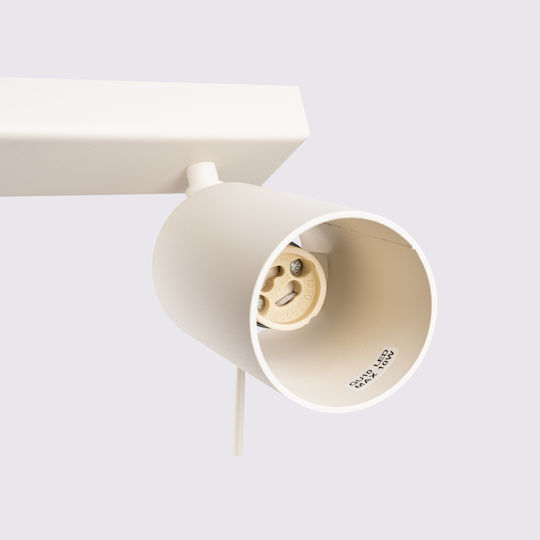 Sollux Doppel Spot mit Fassung GU10 in Beige Farbe