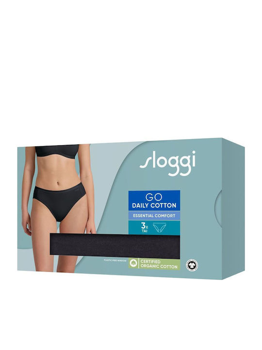 Βαμβακερά Women's Slip 3Pack Black