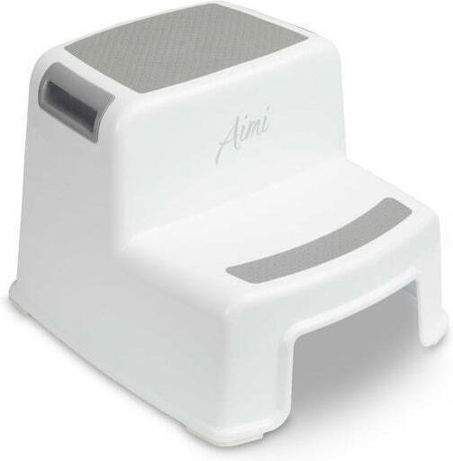 Aimi Gray Bathroom Step Stool Sensillo
