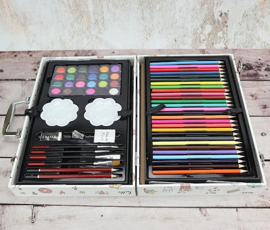Painting Set in Case 34.5x23.5cm 145pcs