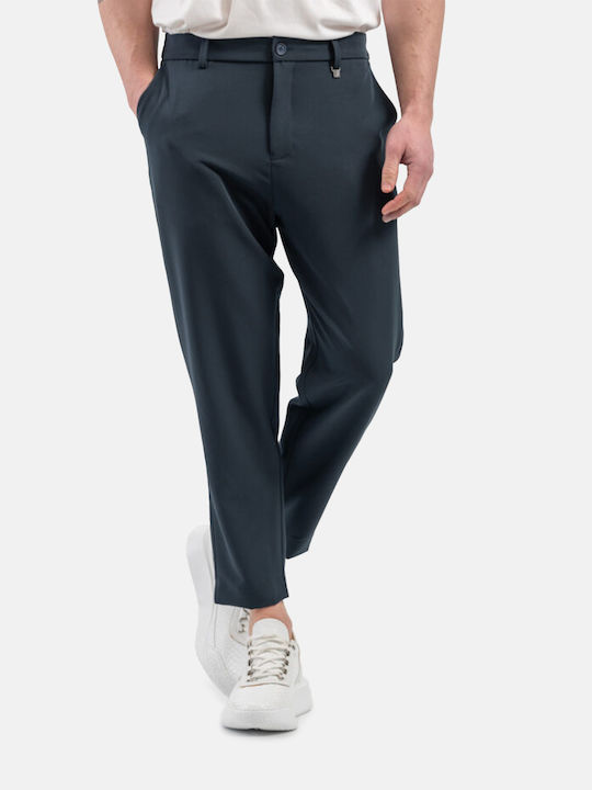 Hose in Lockere Passform blue