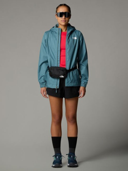 Quest Women's Short Lifestyle Jacket Waterproof and Windproof for Spring or Autumn Stormy Blue